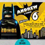 The Top 20 Ideas About Lego Batman Birthday Party Invitations   Home   Lego Batman Invitations Free Printable