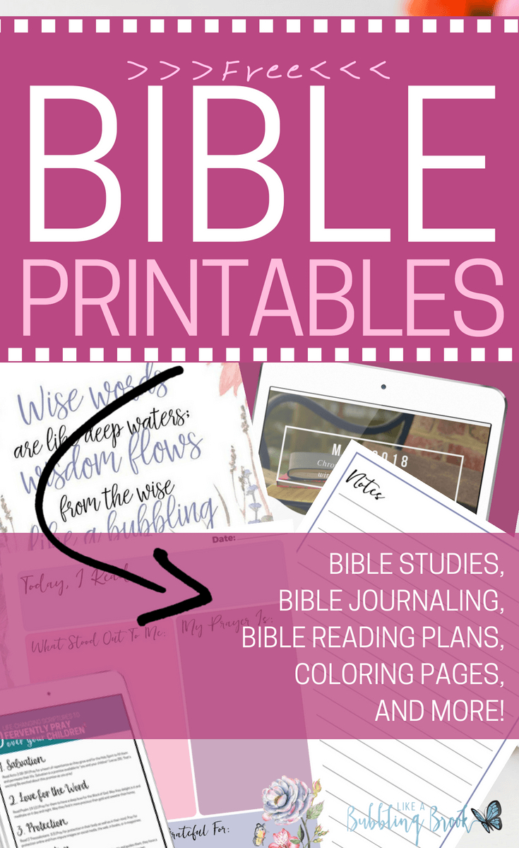 The Ultimate List Of Free Bible Printables - Free Printable Bible Studies