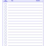 Things To Do List Template Pdf   Free To Do List Template Printable