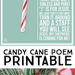 This Candy Cane Poem Is A Lovely Reminder Of The True Reason For The   Free Printable Candy Cane Poem
