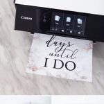 This Diy Wedding Countdown Sign Is The Absolute Cutest! | Diy   Free Printable Wedding Countdown