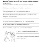 This Grammar Practice Worksheet Seems A Bit Too Tough For The   Free Printable Sentence Correction Worksheets