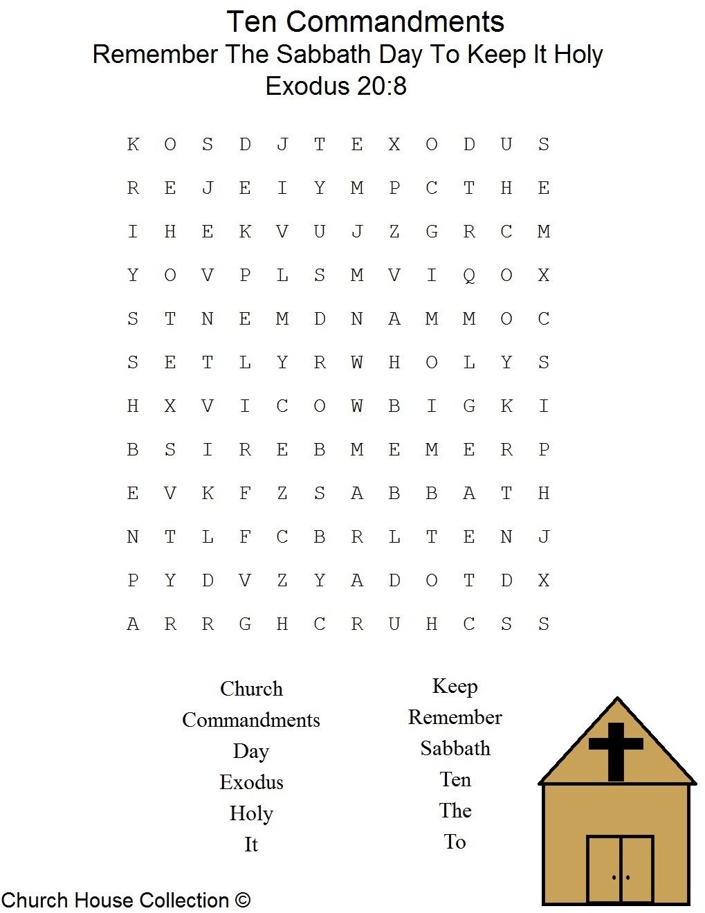 Catholic Ten Commandments Printable Worksheets Printable World Holiday