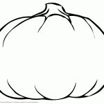 This Is Best Pumpkin Outline Printable #22930 Coloring Pages Of   Pumpkin Shape Template Printable Free