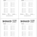 This Is The Bunco Score Sheet Download Page. You Can Free Download   Free Printable Bunco Game Sheets