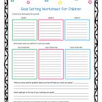 This Worksheet And Free Printable Helps Children Learn How To Set   Free Printable Life Skills Worksheets For Adults