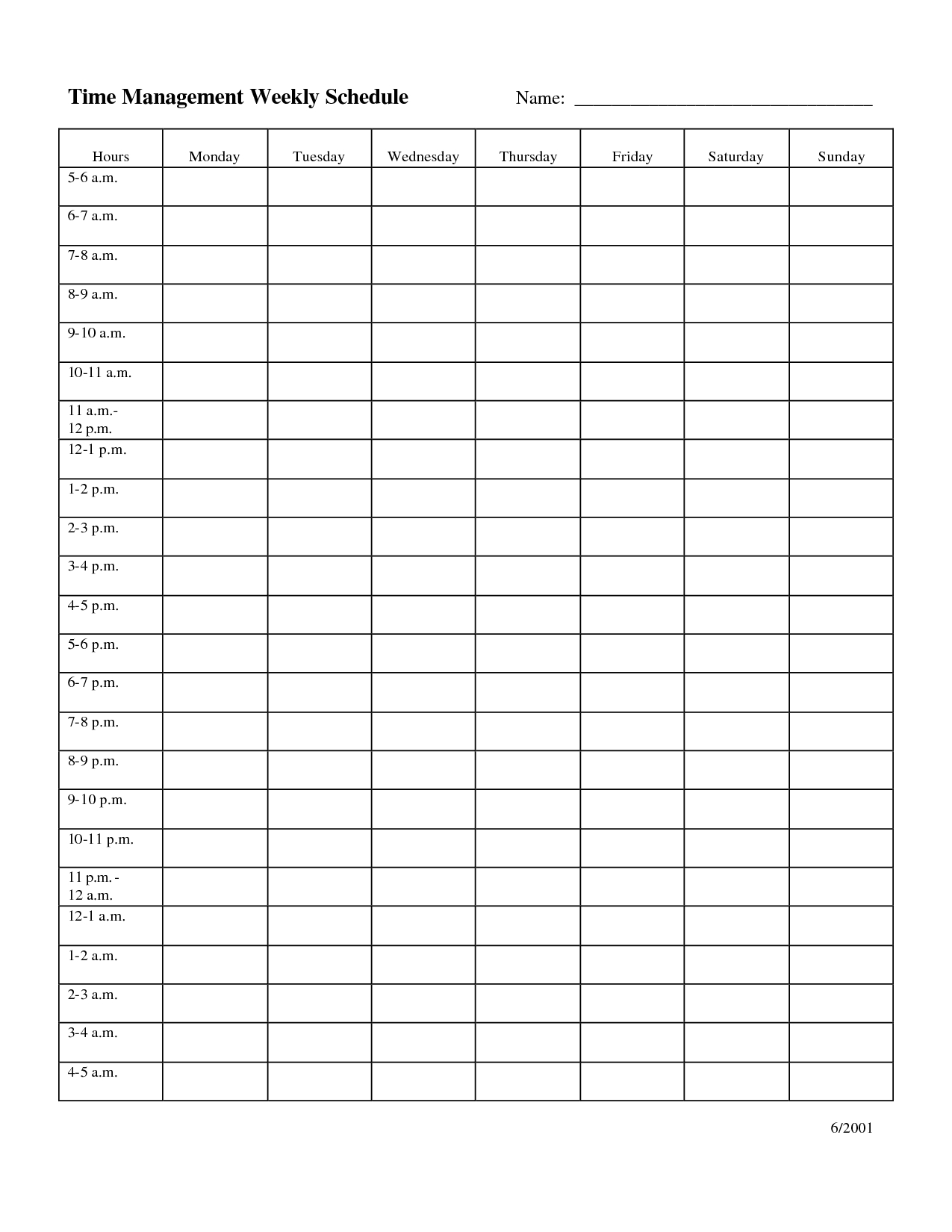 Time Management Weekly Schedule Template E2 80 A6 Bobbies Wish List - Time Management Forms Free Printable