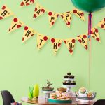 Tmnt Printable Pizza Pendant Birthday Banner | Nickelodeon Parents   Free Printable Ninja Turtle Birthday Banner
