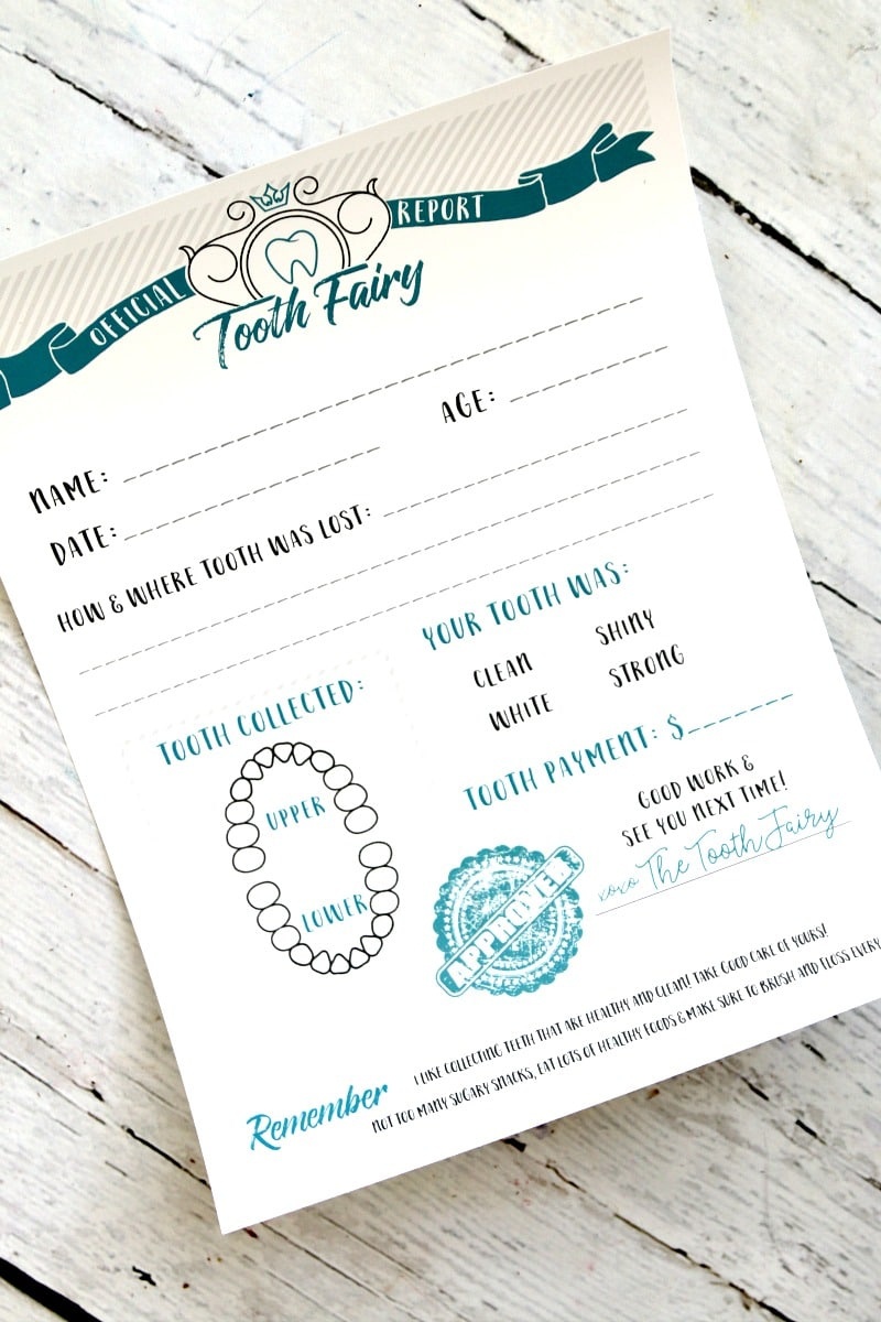Tooth Fairy Free Printable Certificate - Free Tooth Fairy Printables