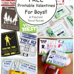 Top 10 {Free} Printable Valentines Cards For Boys! | Preschool Powol   Free Printable Valentines For Kids