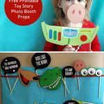 Toy Story Photo Booth Props {Free Printable Pdf} | Kiddo Things   Free Printable Toy Story 3 Birthday Invitations