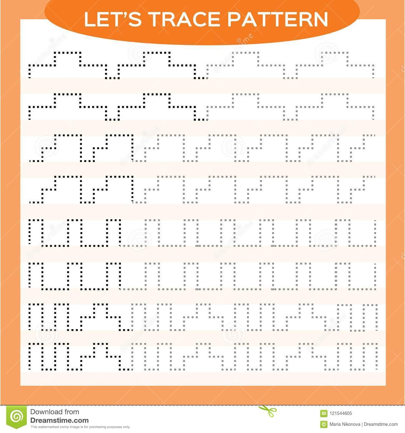 Tracing Lines Activity For Early Years. Special For Preschool Kids - Free Printable Fine Motor Skills Worksheets