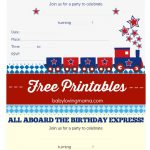 Train Birthday Party Invitations: Free Printables | Celebrate: Kid   Free Printable Labor Day Invitations