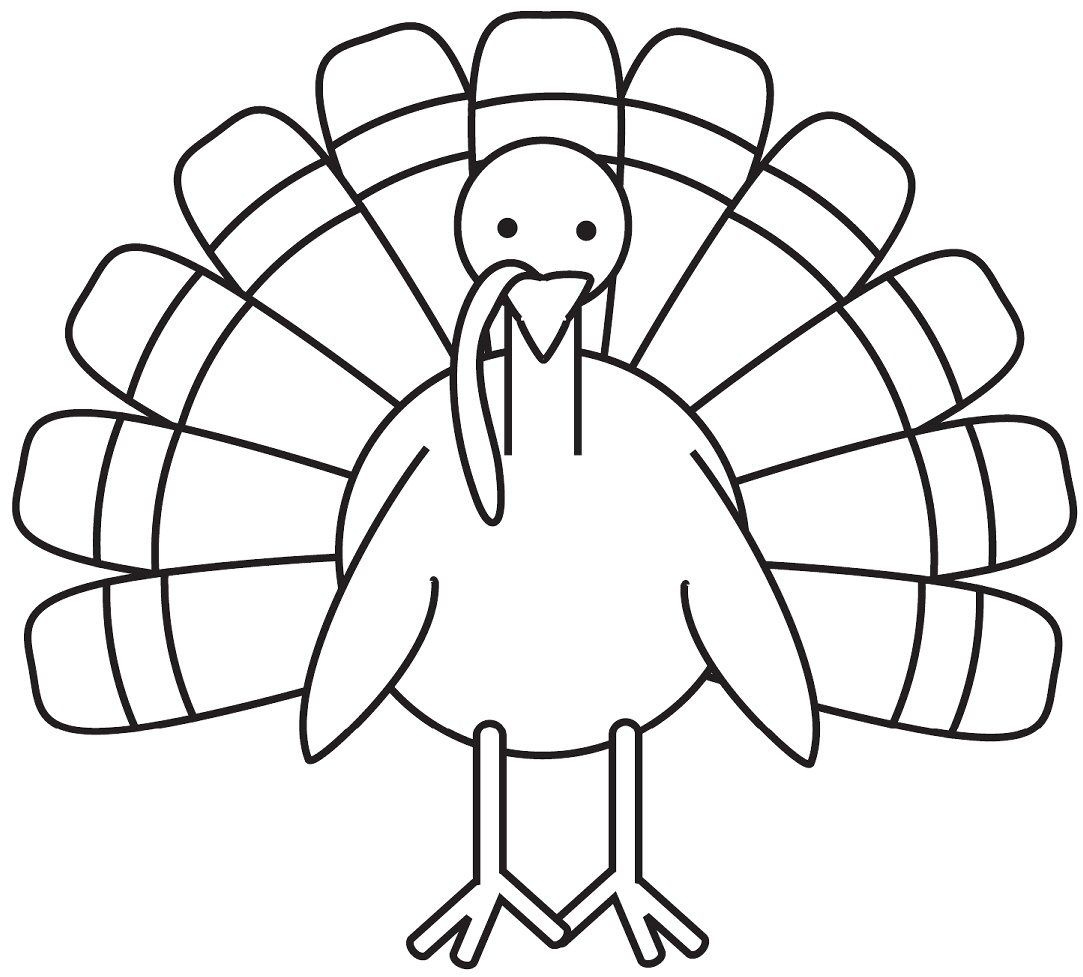 Turkey Coloring Page - Free Large Images | School Decoration Ideas - Free Printable Pictures Of Turkeys To Color