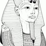 Tutankhamun Death Mask Coloring Page | Free Printable Coloring Pages   Free Printable Egyptian Masks