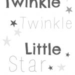 Twinkle Twinkle Little Star Nursery Print, Free Printable From   Twinkle Twinkle Little Star Baby Shower Free Printables