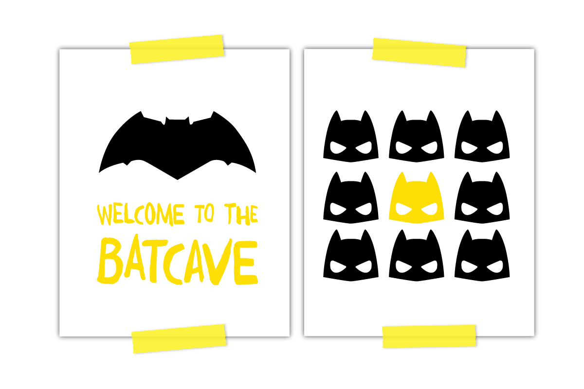 Two Awesome Free Batman Printables Every Little Boy Needs - Free Batman Printables