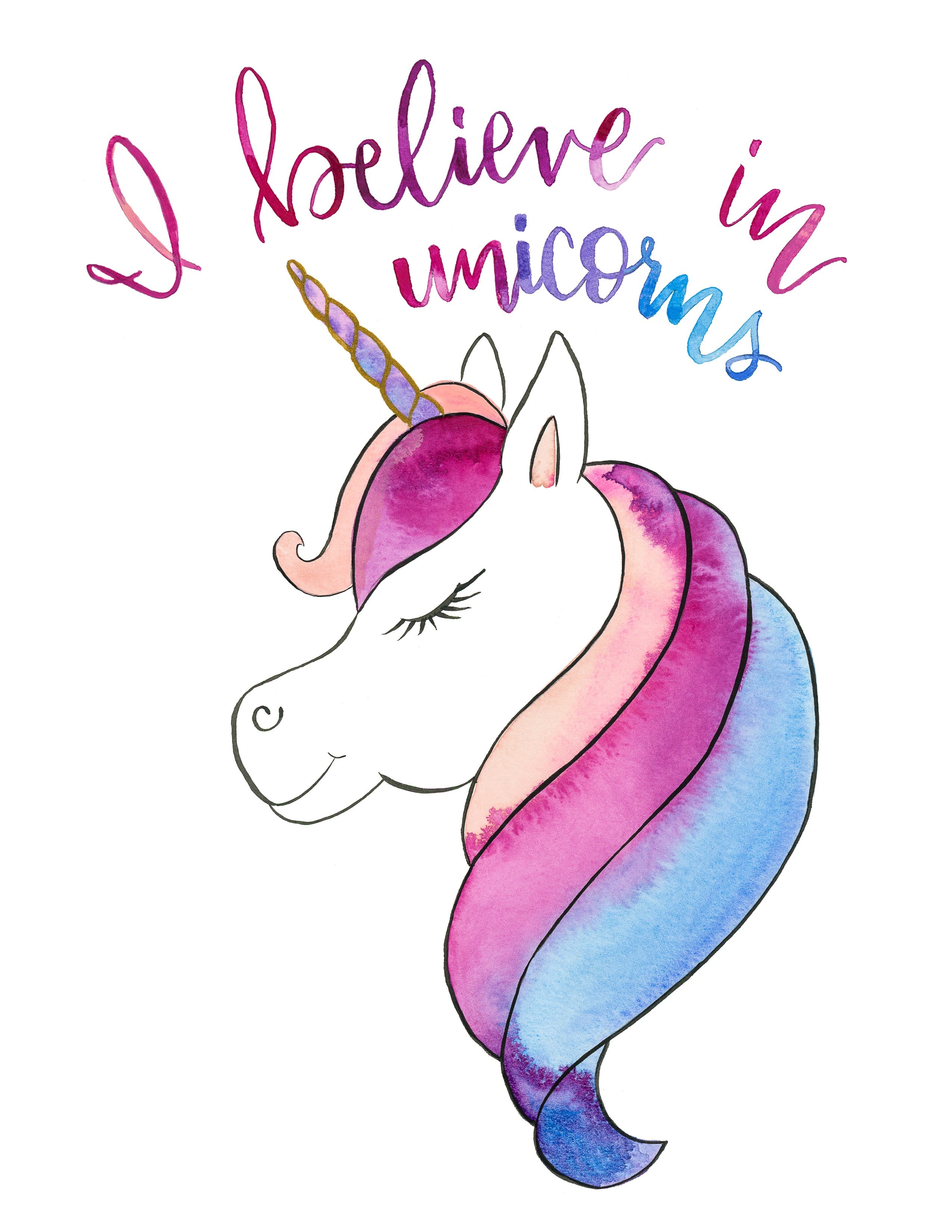 Pin The Horn On The Unicorn Free Printable - Bright Star Kids - Unicorn