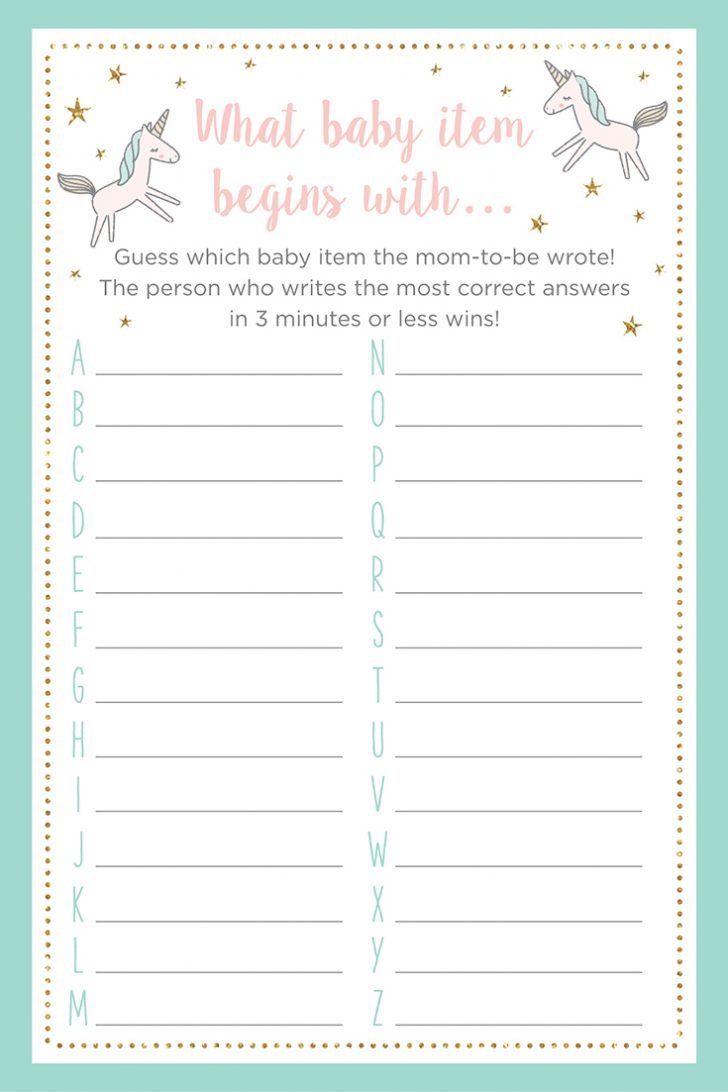 Find The Guest Baby Shower Game Free Printable