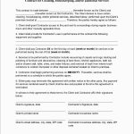 Unique Free Cleaning Service Contract Template | Best Of Template   Free Printable Service Contract Forms