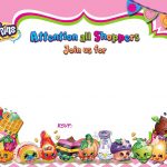 Updated   Free Printable Shopkins Birthday Invitation | Free   Shopkins Banner Printable Free