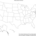 Us State Outlines, No Text, Blank Maps, Royalty Free • Clip Art   Free Printable Blank Map Of The United States Of America