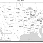 Usa Map   States And Capitals   Free Printable Map Of United States With States Labeled