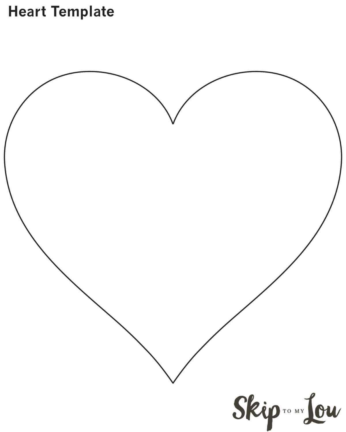 Valentine Heart Attack Idea With Free Printable Heart Template - Free Printables Of Hearts