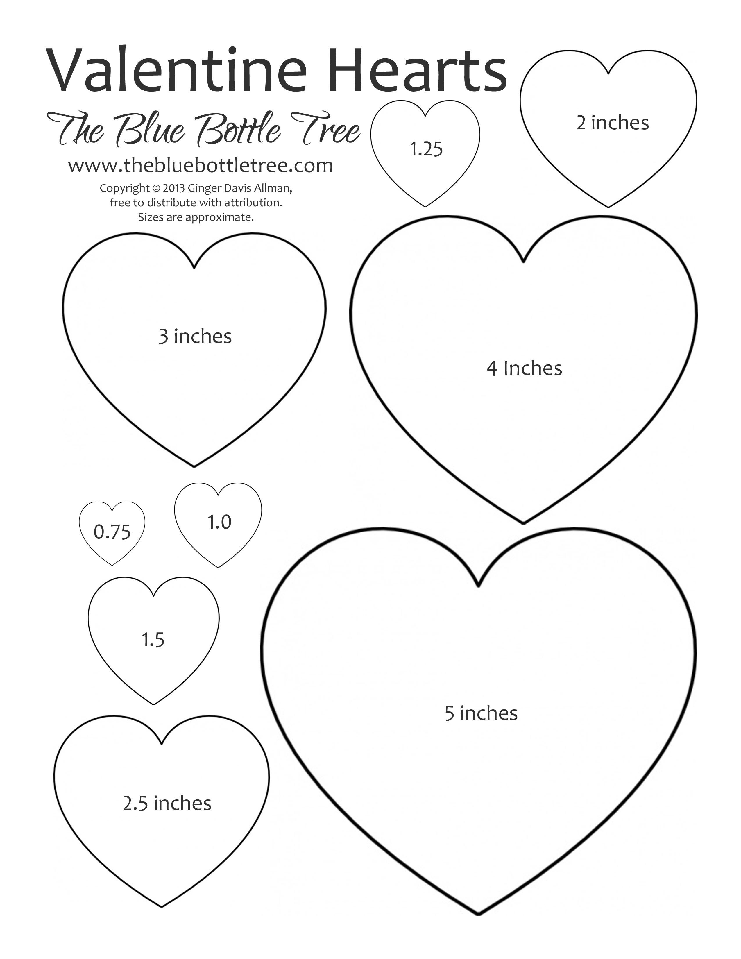 Valentine Heart Printable Clipart | Crafting Tips And Tricks | Heart - Free Printable Hearts