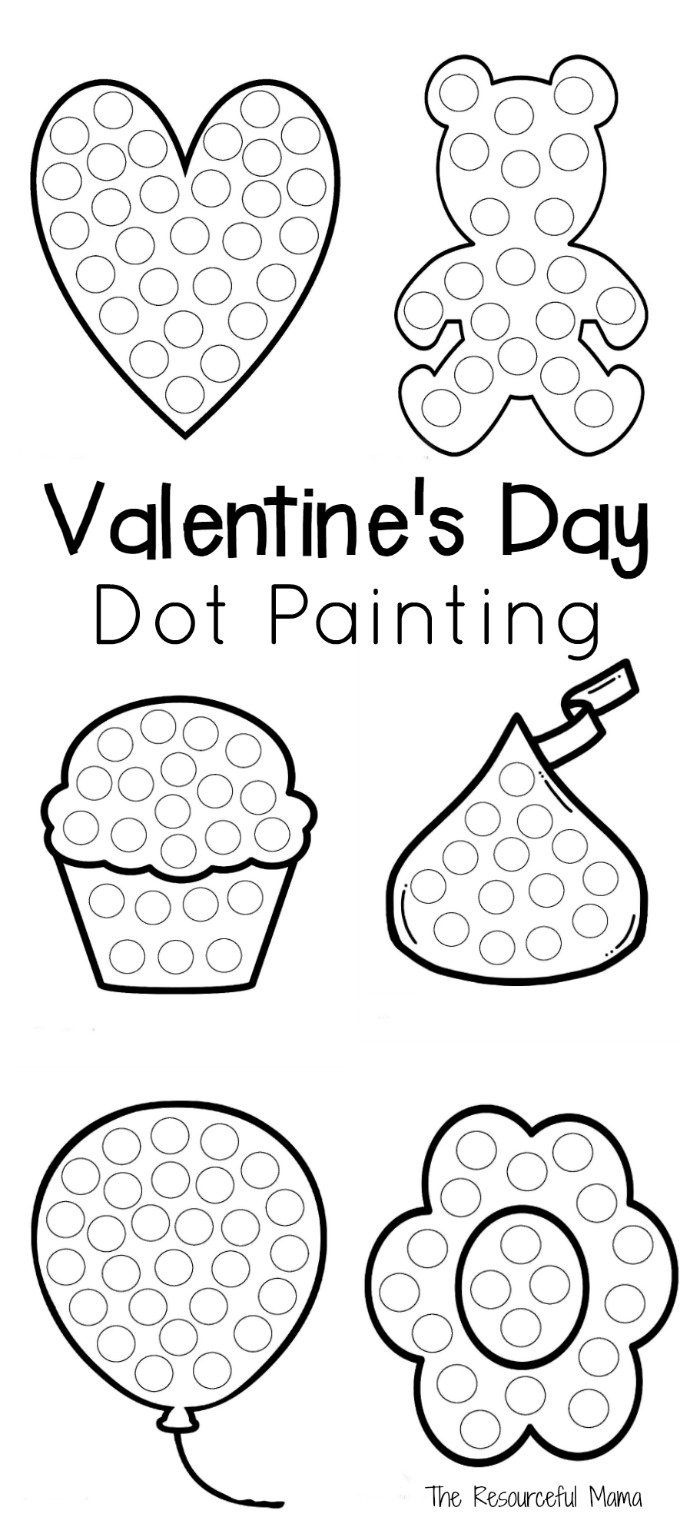 Valentine Do A Dot Printables