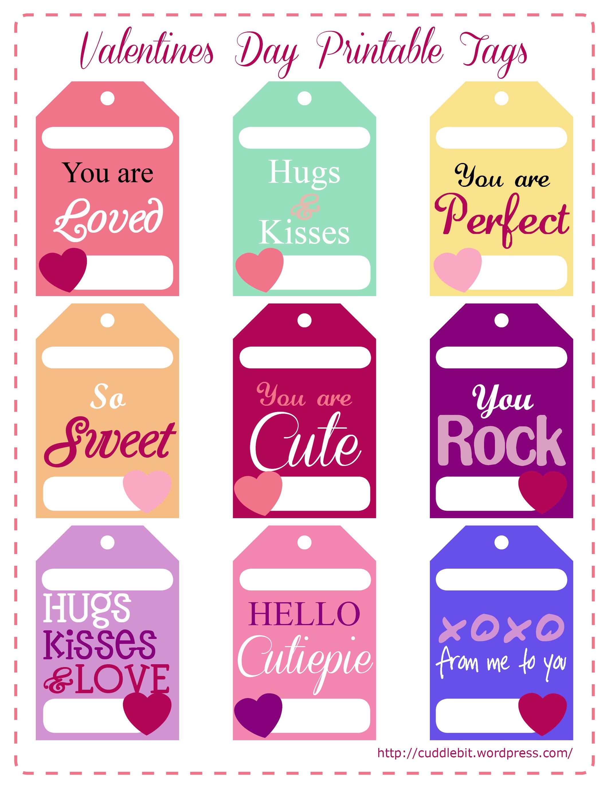 Valentine&amp;#039;s Day Love Packs | So Stinking Cute!! | Valentine - Free Printable Valentine Tags