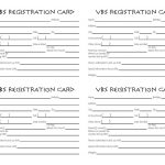 Vbs Tips: Vbs Registration Ideas | Vbs Registratiion | Vacation   Free Printable Vbs Registration Forms