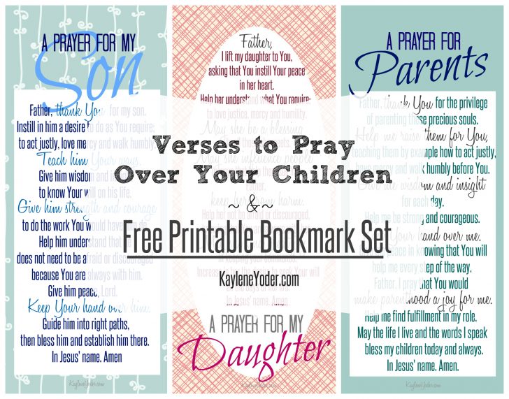 Free Printable Prayer Cards For Children