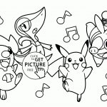 Very Funny Pokemon Anime Coloring Pages For Kids, Printable Free   Pokemon Coloring Sheets Free Printable