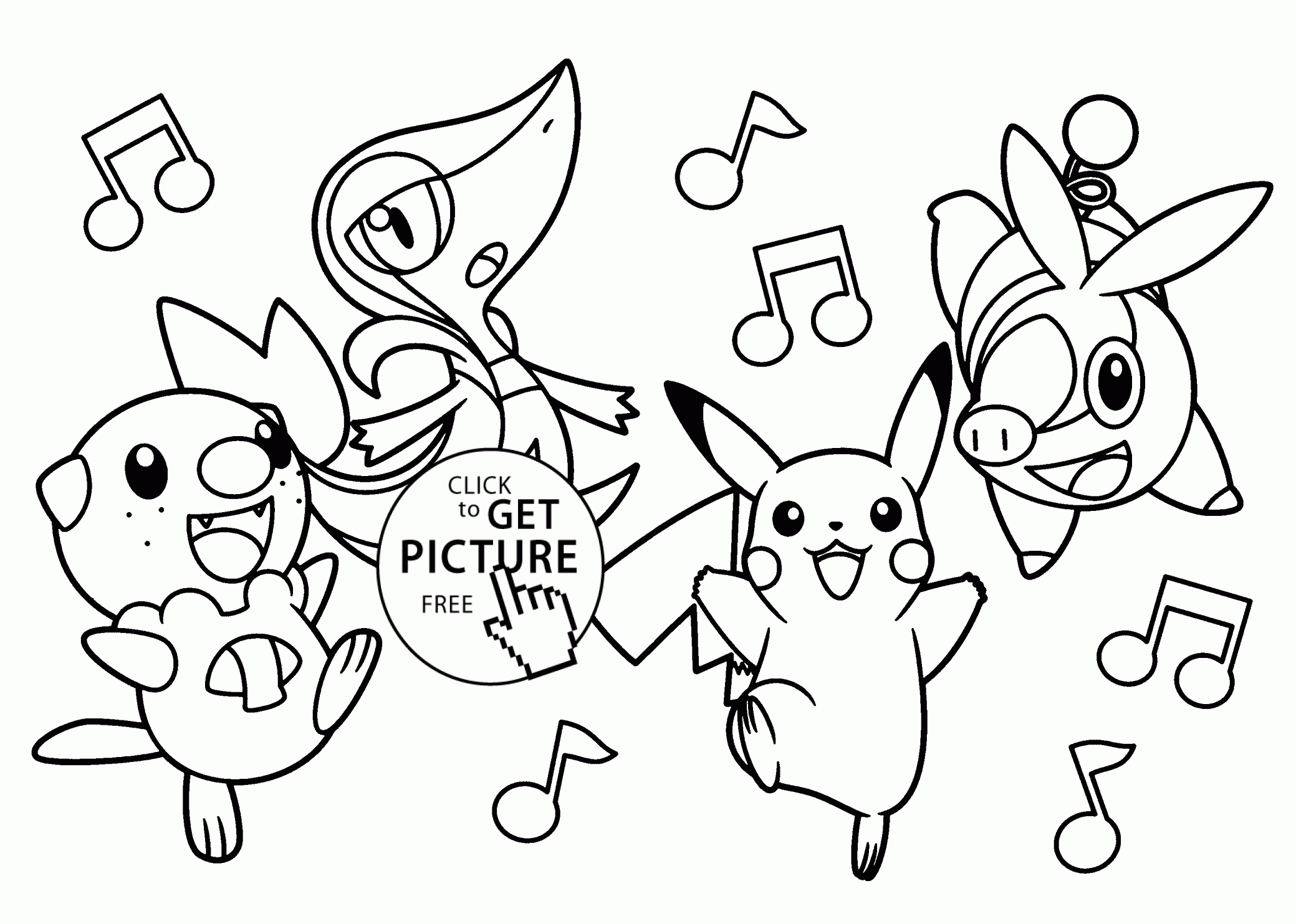Very Funny Pokemon Anime Coloring Pages For Kids, Printable Free - Pokemon Coloring Sheets Free Printable