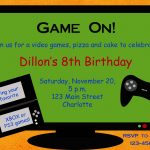 Video Game Party Invitation Template Free   Google Search | Party   Free Printable Video Game Party Invitations
