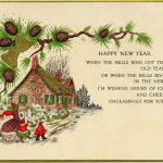 Vintage New Year Greeting Card   Old Design Shop Blog   Free Printable Happy New Year Cards