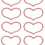 Vintage Valentine Printable   Antique Heart Labels | Diy Ideas   Free Printable Hearts