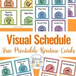 Visual Schedule   Free Printable Routine Cards   Natural Beach Living   Autism Picture Cards Free Printable