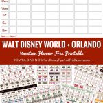 Walt Disney World + Orlando Vacation Planner | Free Printable *updated*   Free Disney Planning Binder Printables