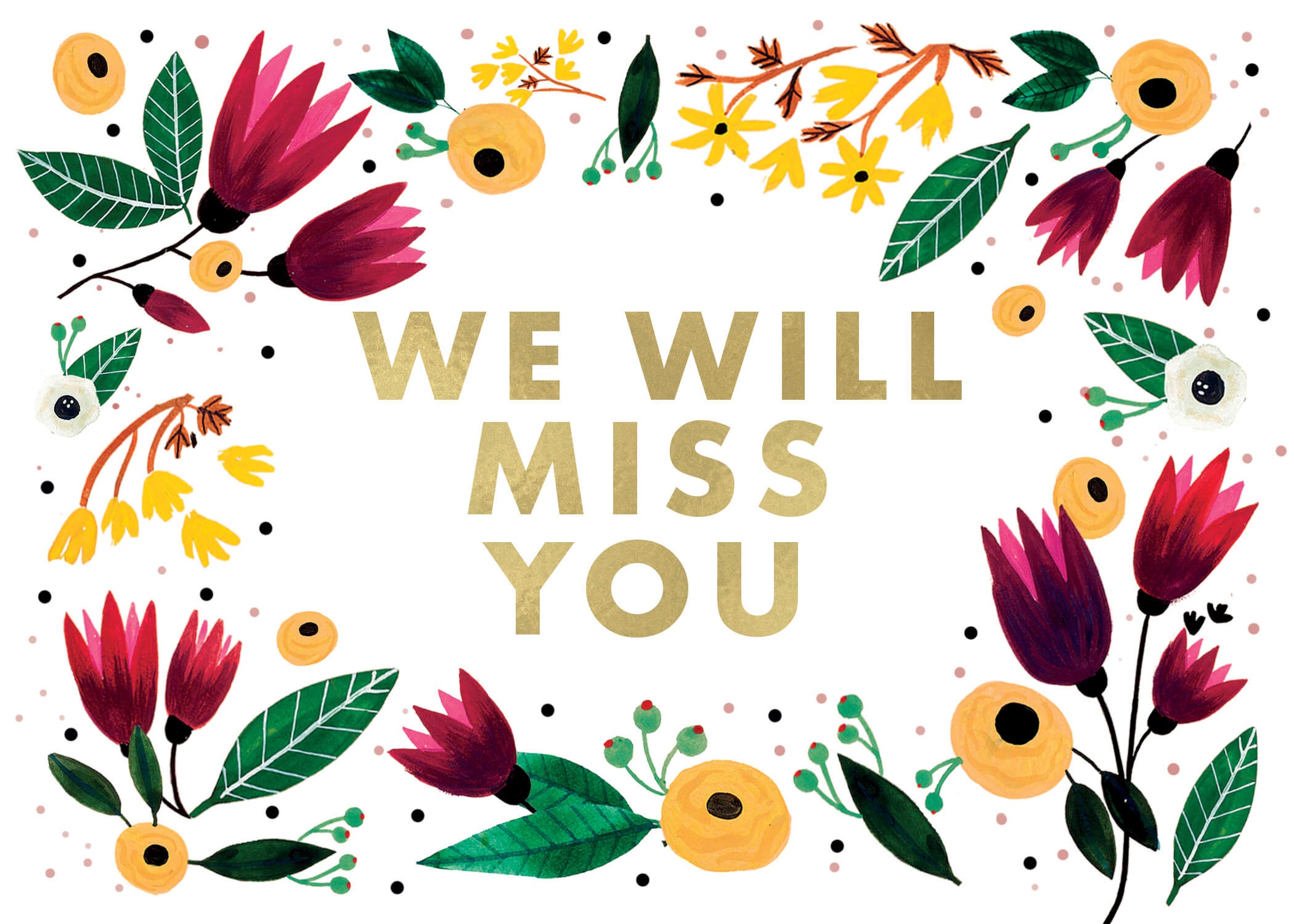 We Will Miss You - Miss You Card (Free) | Greetings Island - Free Printable We Will Miss You Greeting Cards