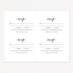 Wedding Rsvp Card Template · Wedding Templates And Printables   Free Printable Rsvp Cards