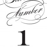 Wedding Table Numbers | Printable Pdfbasic Invite   Free Printable Table Numbers 1 20