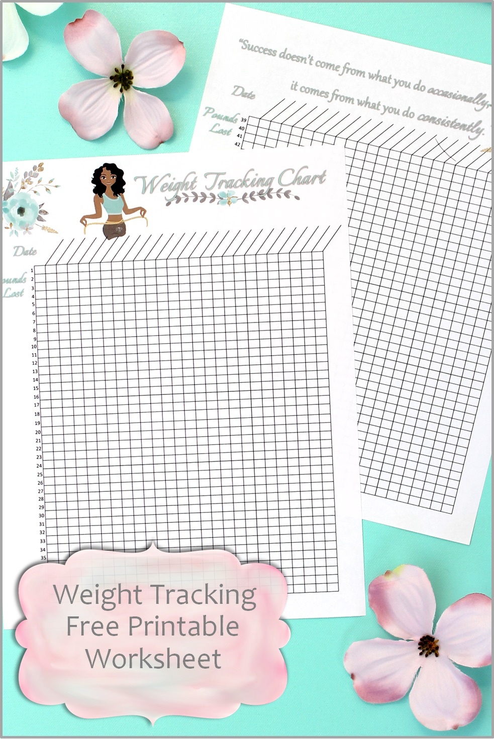 Weight Tracking Chart Free Printable Worksheet – Smart And Savvy Mom - Free Printable Weight Loss Chart