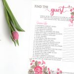Wicksncandlesticks : A Super Fun Bridal Shower Game: Find The Guest   Find The Guest Game Free Printable