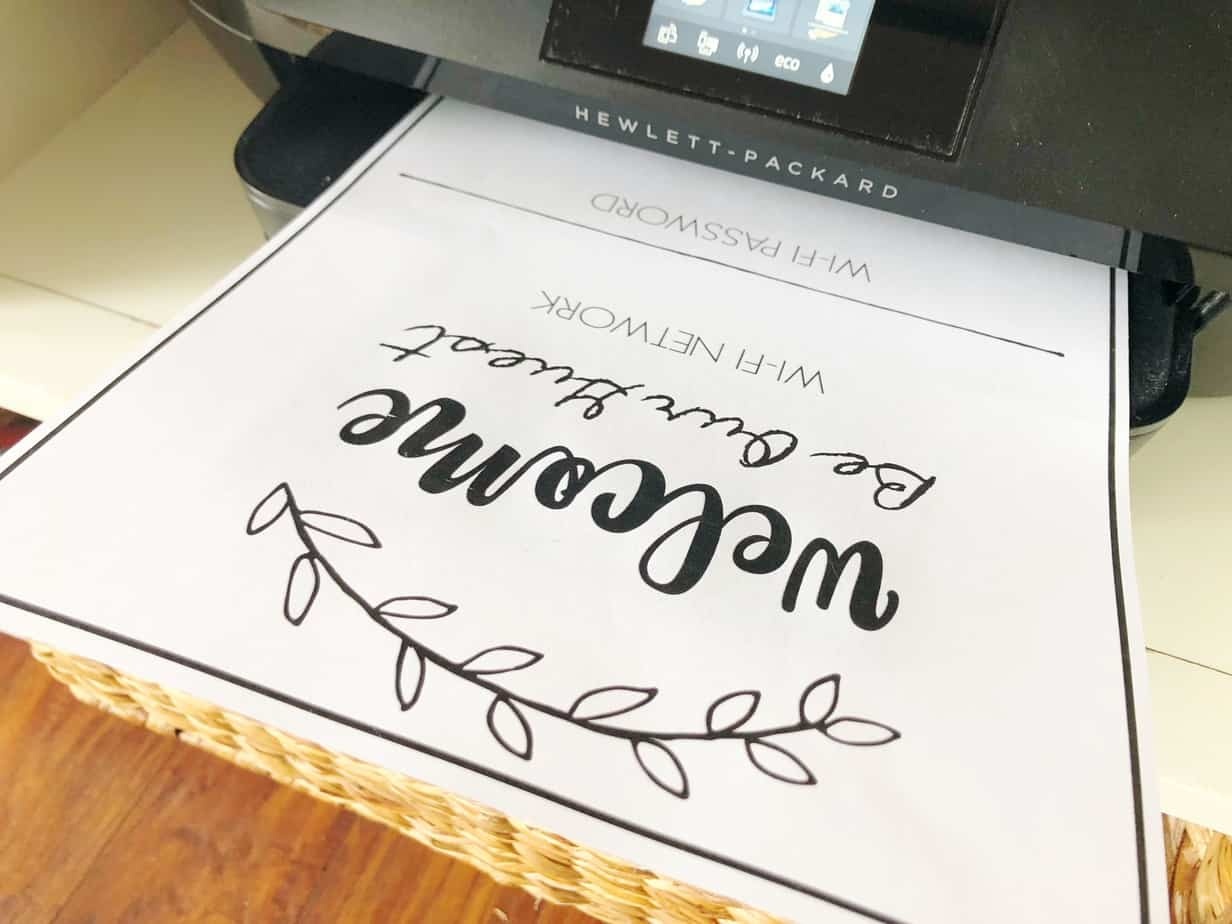 Wifi Network And Password Sign - Free Printable Download! - Free Printable Wifi Password Signs