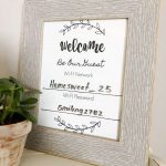 Wifi Network And Password Sign   Free Printable Download!   Free Printable Wifi Sign