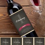 Wine Bottle Anniversary Labels Free Printable | Bloggers' Best Diy   Free Printable Birthday Wine Labels