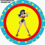 Wonder Woman: Free Printable Candy Bar Labels.   Oh My Fiesta! For Geeks   Free Wonder Woman Printables