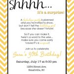 Wording For Surprise Birthday Party | Free Printable Birthday   Free Printable Birthday Invitations For Him